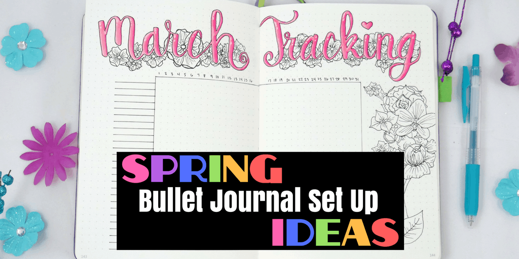 spring bullet journal set up ideas  planning mindfully