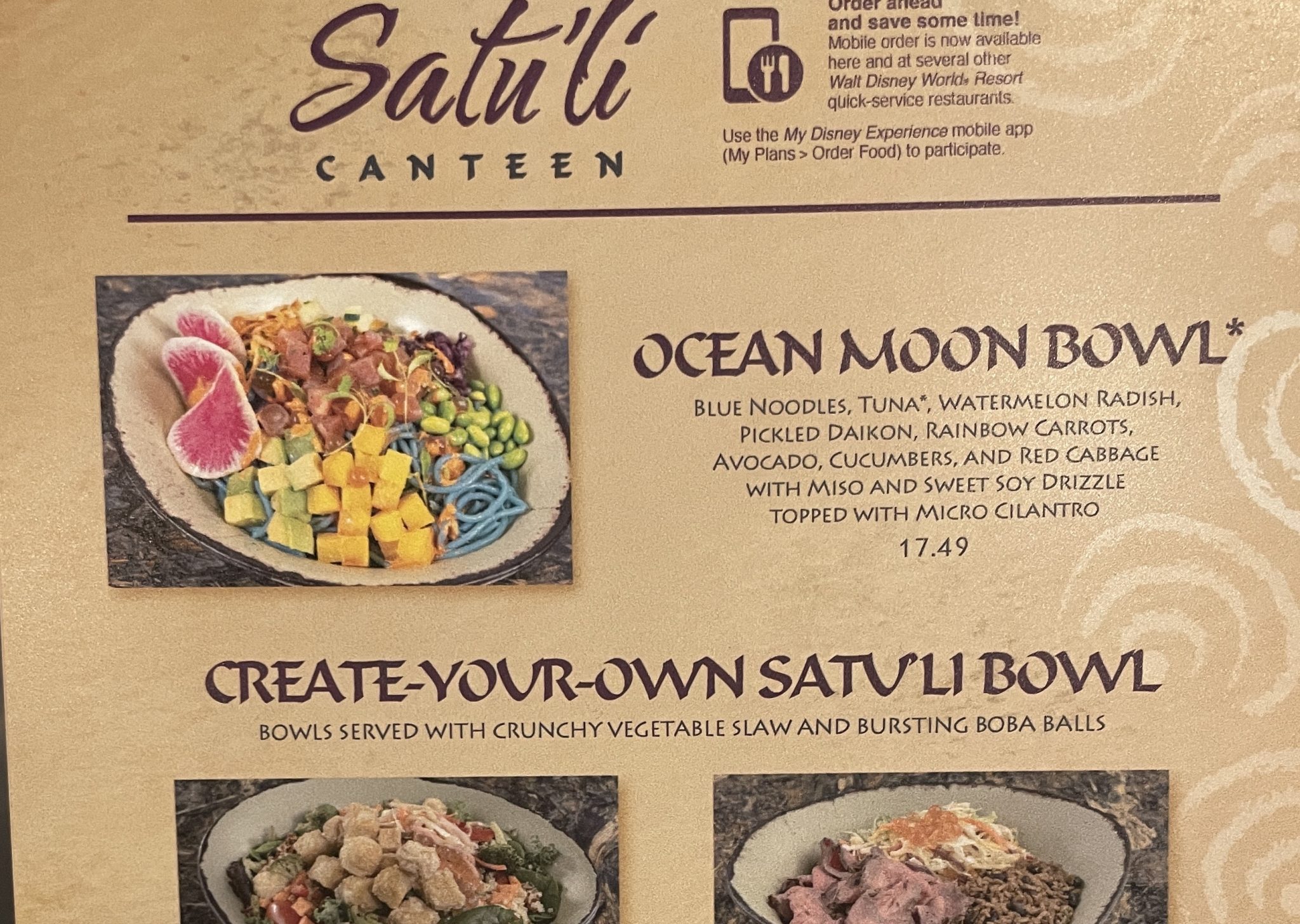 New Avatar inspired items at Satu'li Canteen (Allergy Information