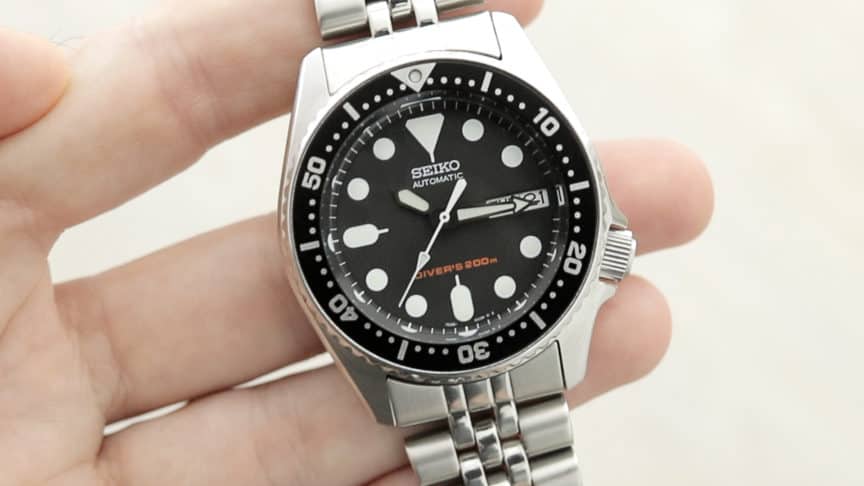 seiko small divers watch