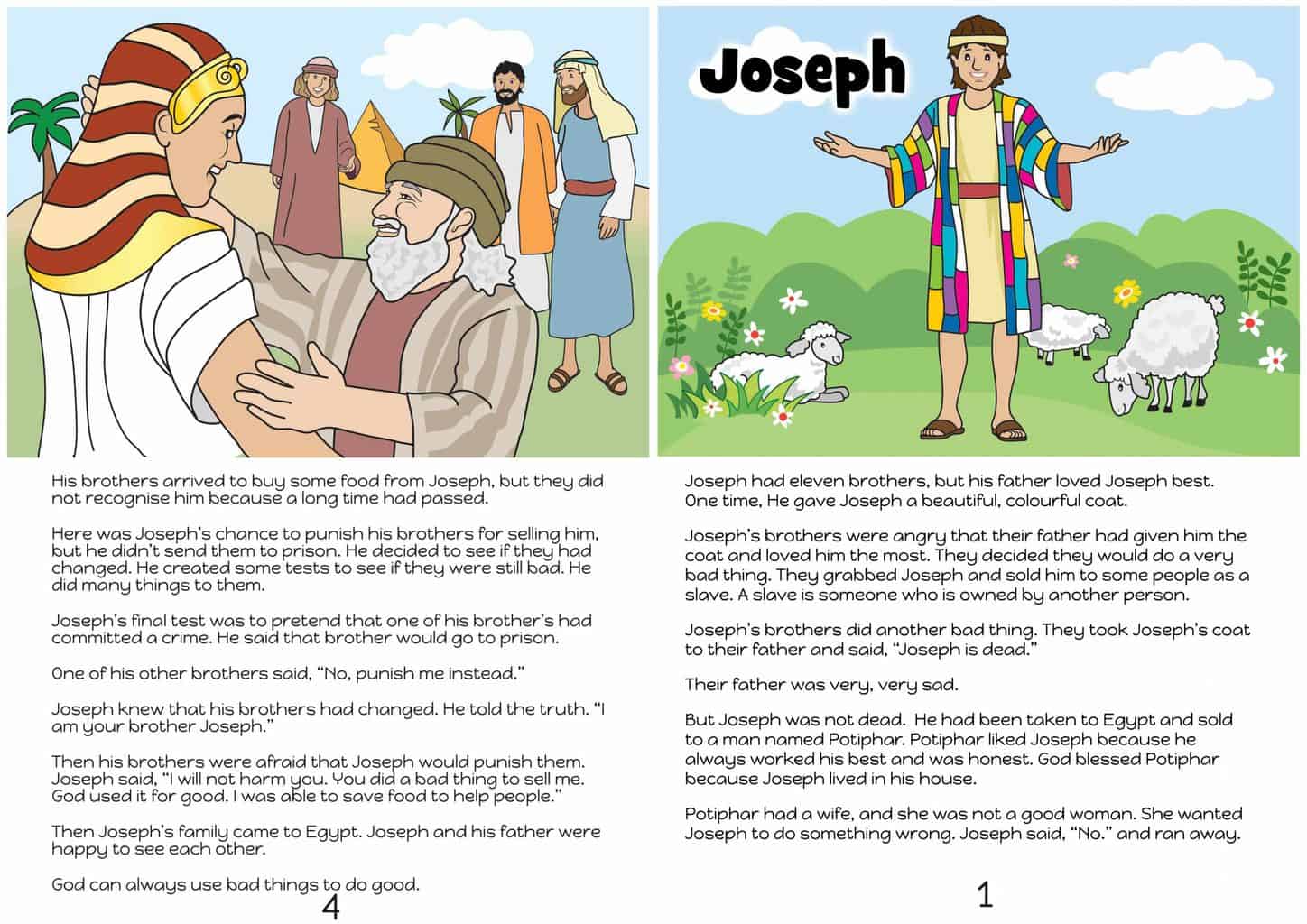 Joseph Bible Brothers Printable