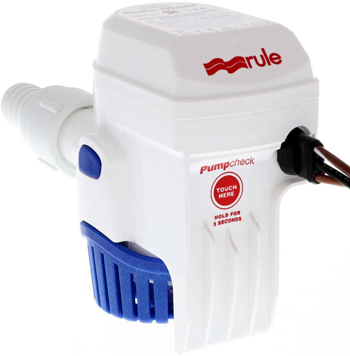 RuleMate Automatic Bilge Pump 1100 GPH 12 volt 2020 Version