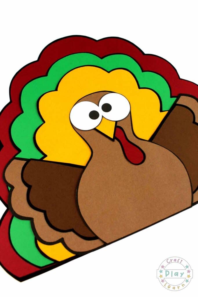 thanksgiving turkey paper craft