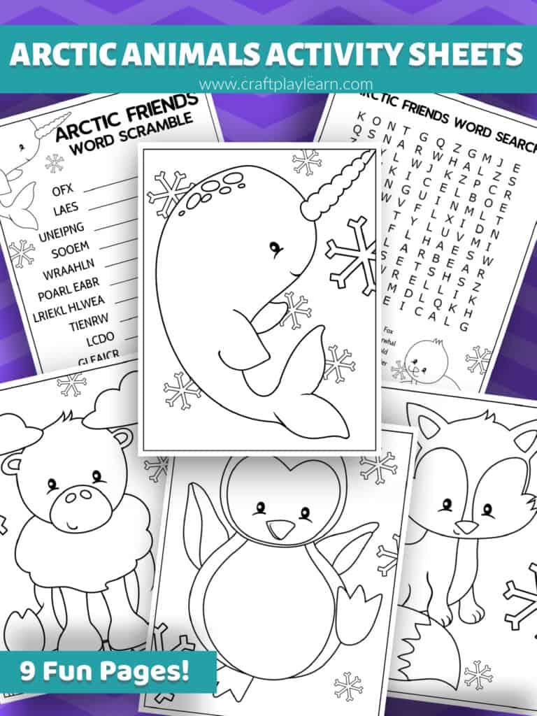 Arctic Coloring Pages For Kids The Inspiration Edit