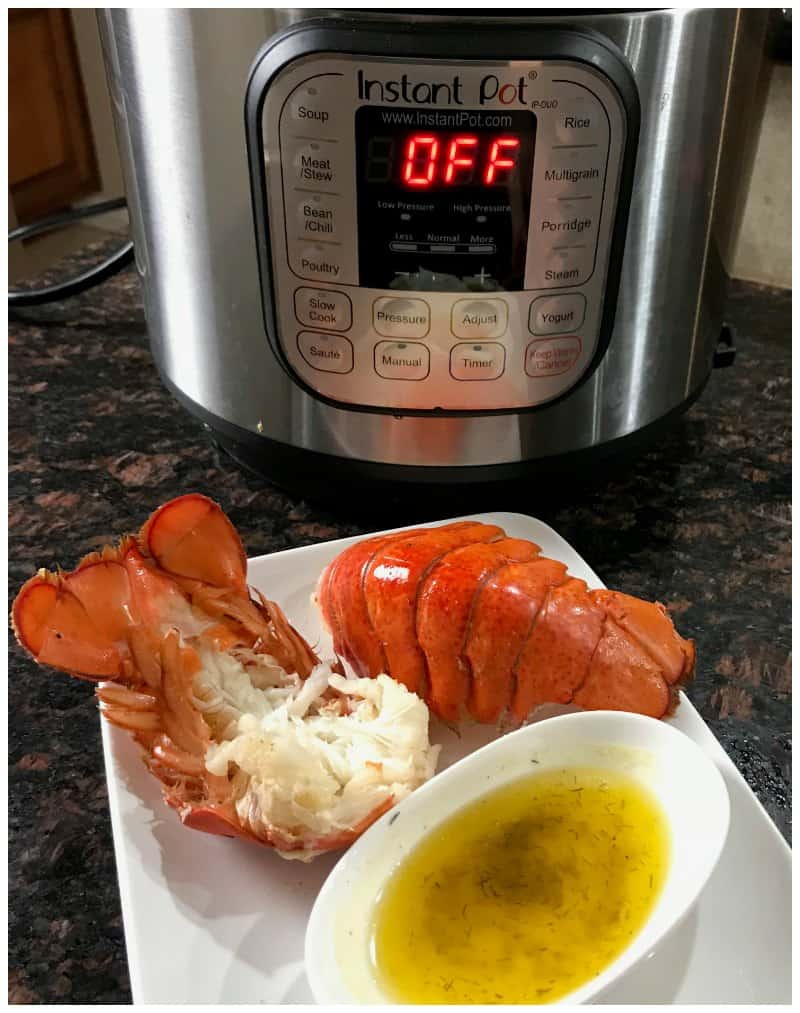 Pressure Cooker Lobster Tails with Butter Sauce