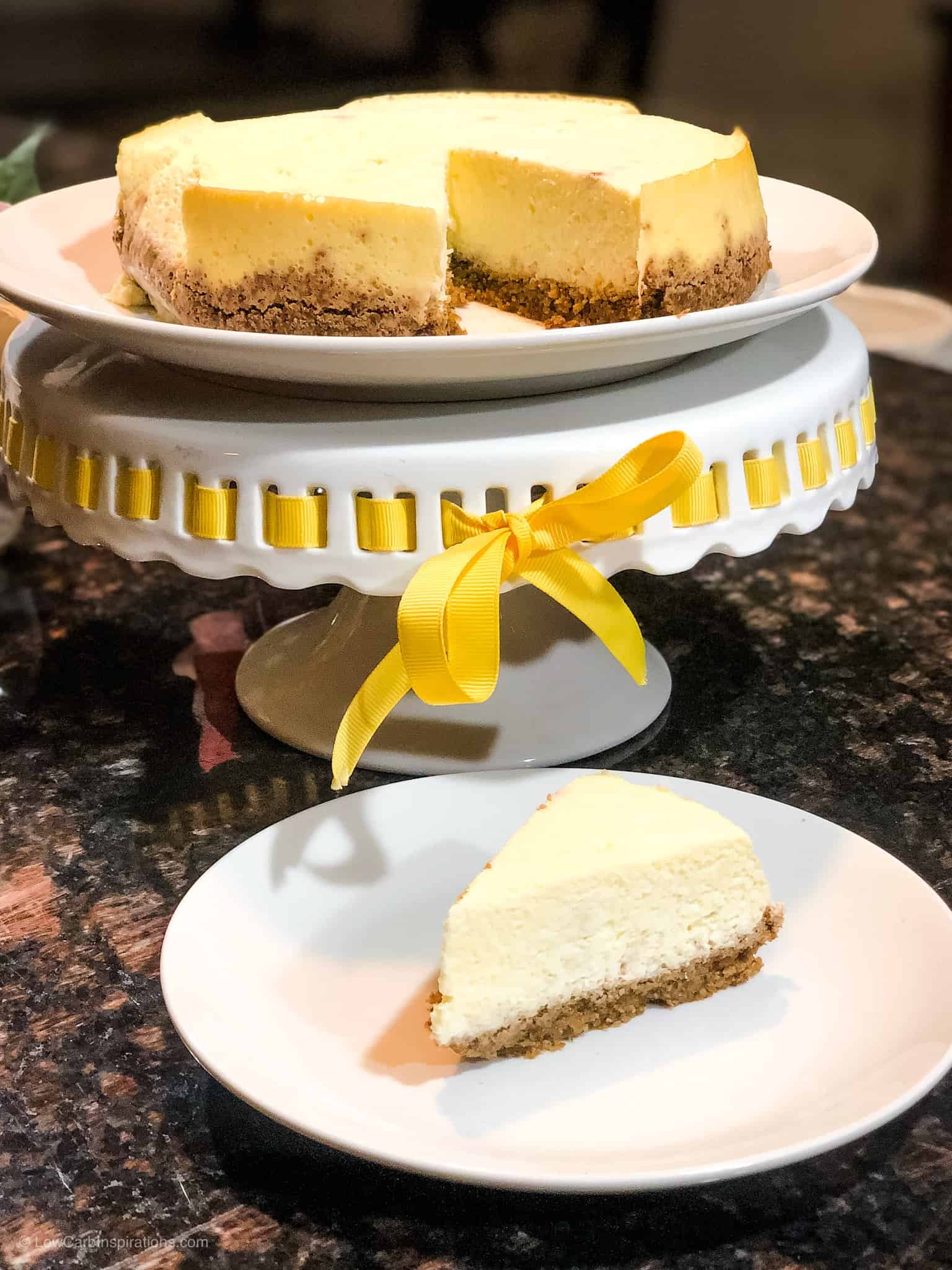 Keto Vanilla Cheesecake (made in a Pressure Cooker)