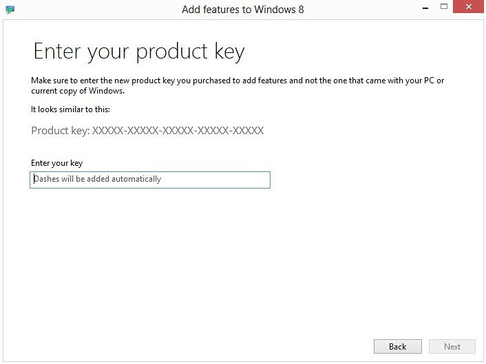 windows 8 add features