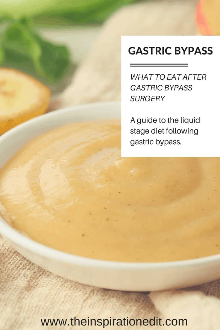 Gastric bypass diet guide and liquid food diet