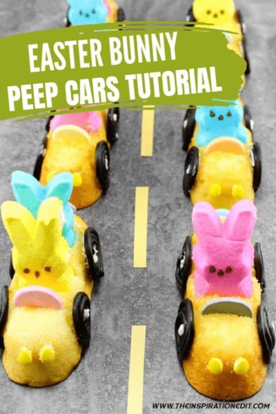 EASTER BUNNY PEEPS CARS