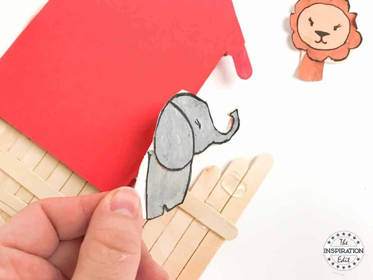 noahs ark popsicle stick craft