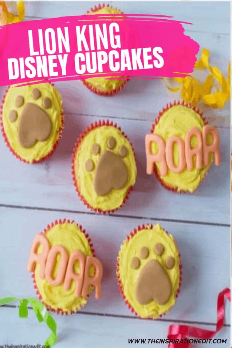 Lion King Cupcakes for the Disney Family