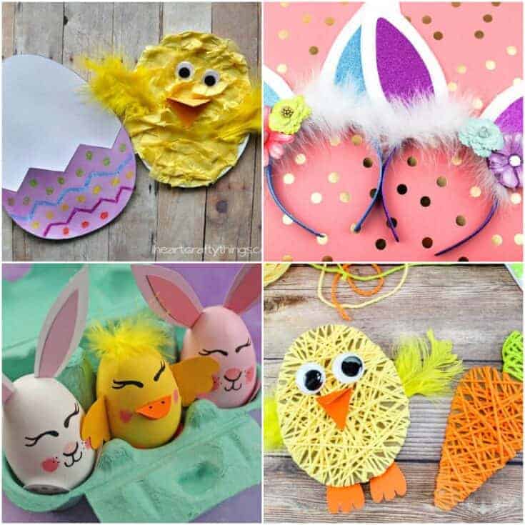 Easy And Fun Easter Crafts For Kids · The Inspiration Edit