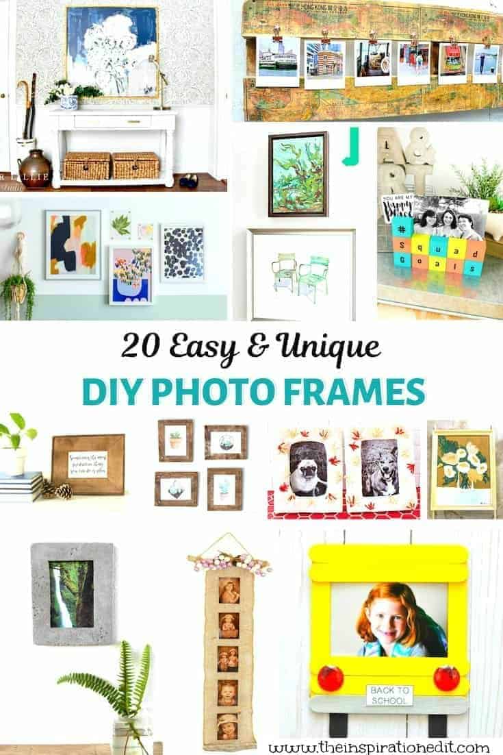 Easy DIY Photo Frame Ideas You Will Love · The Inspiration Edit