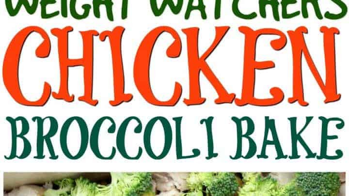 chicken broccoli casserole - only 5 points on the weight watchers plan