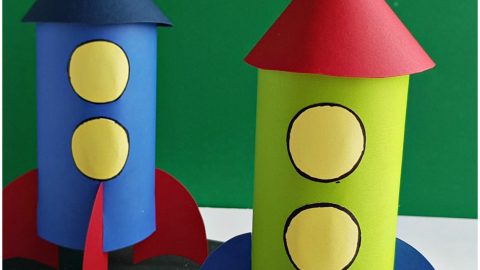 Homemade Rocket Craft For Kids · The Inspiration Edit