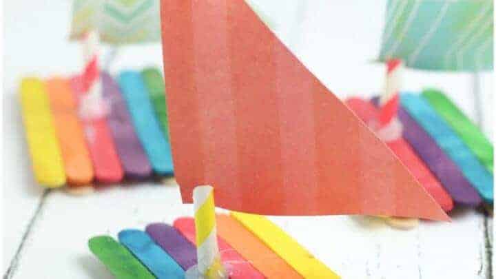 Preschool Boat Craft Using Popsicle Sticks · The Inspiration Edit