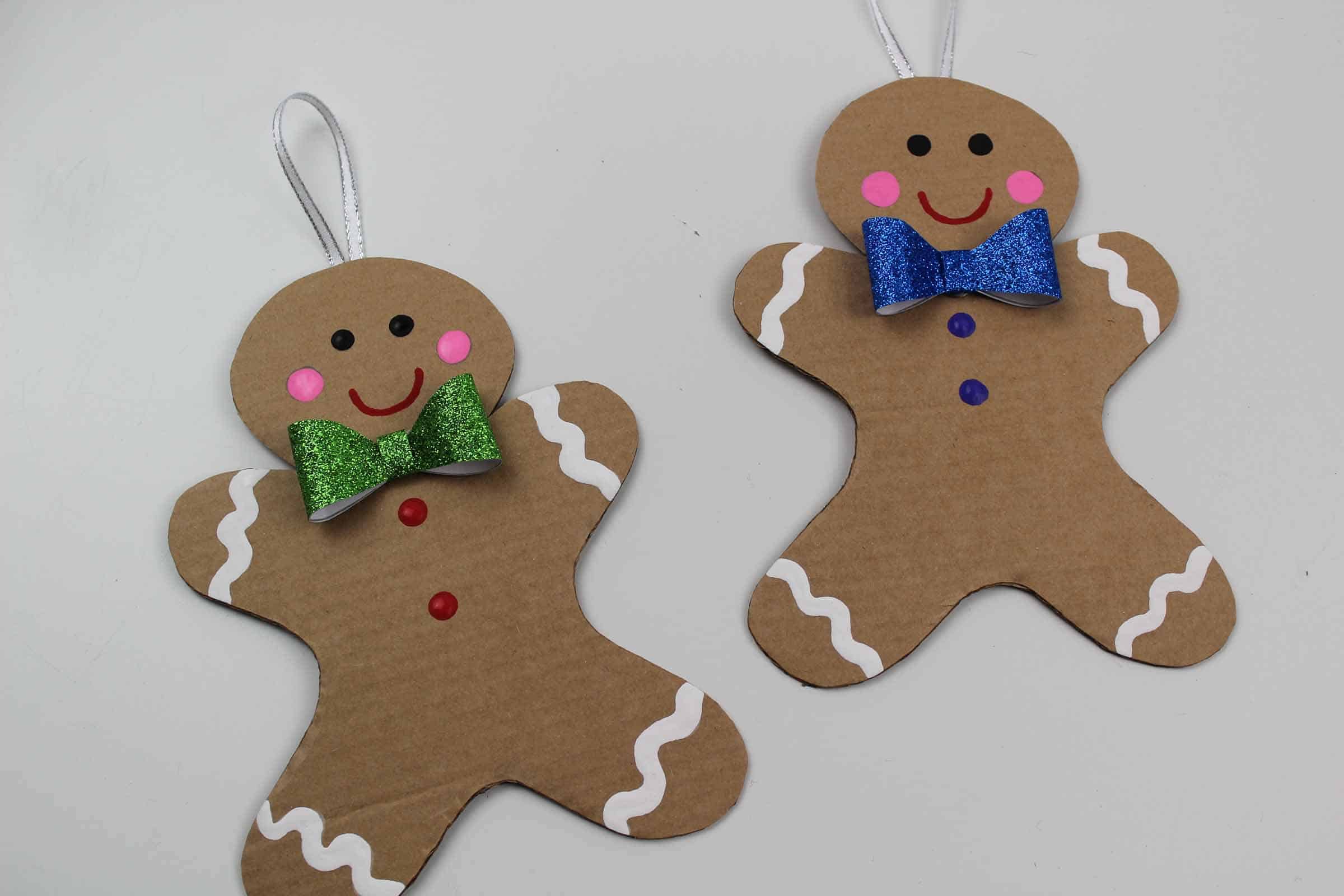 Finished gingerbread man decoration