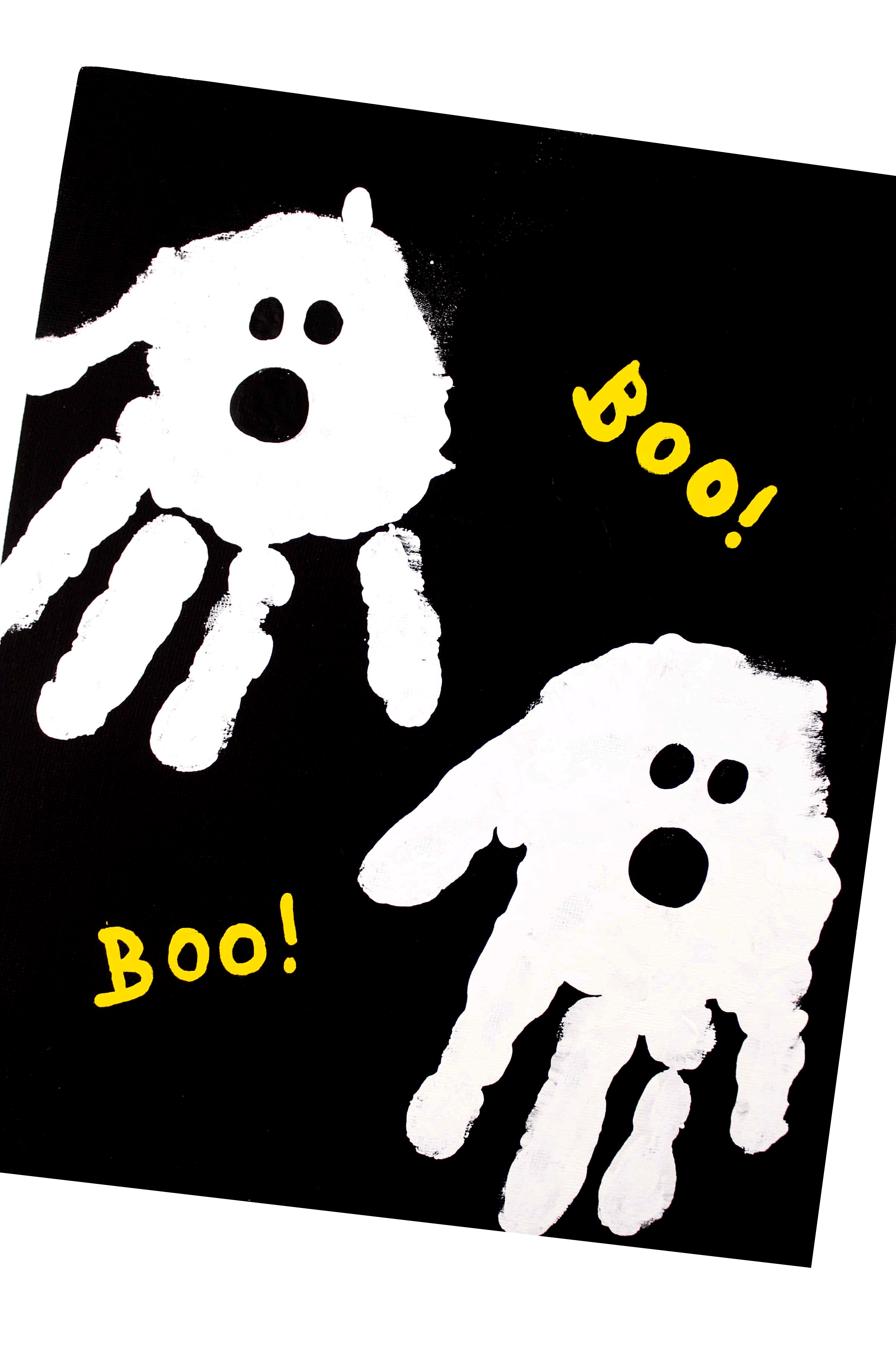 Halloween Hand print Craft for Preschool Kids · The Inspiration Edit