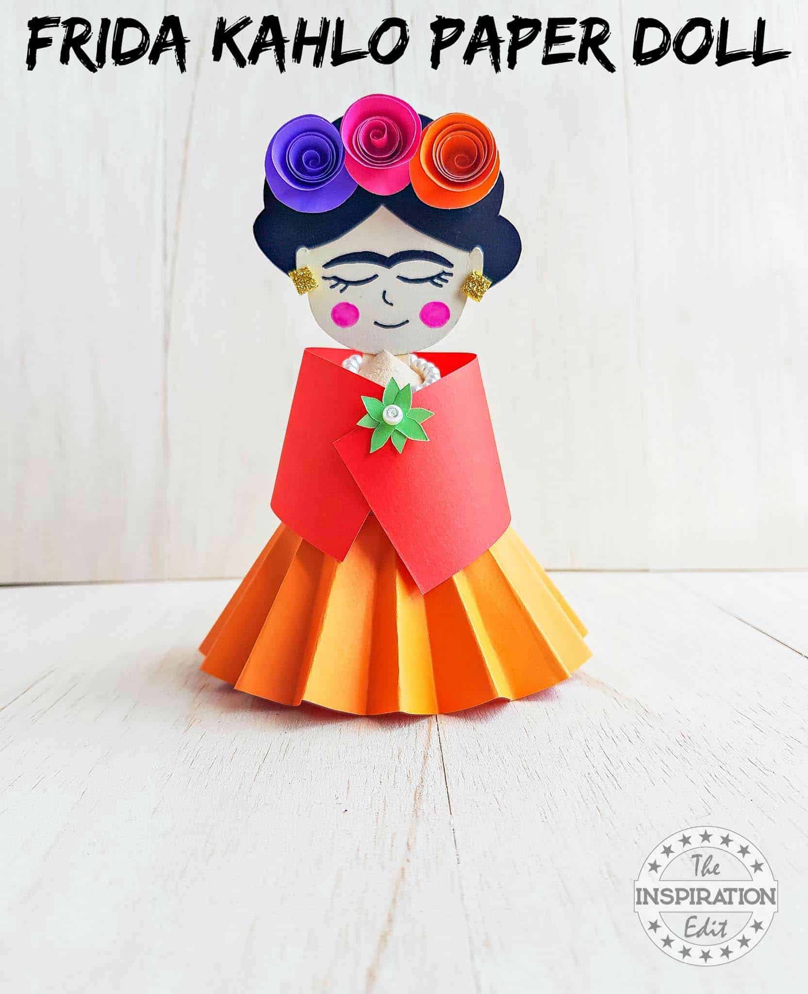Frida Khalo Paper Doll Craft