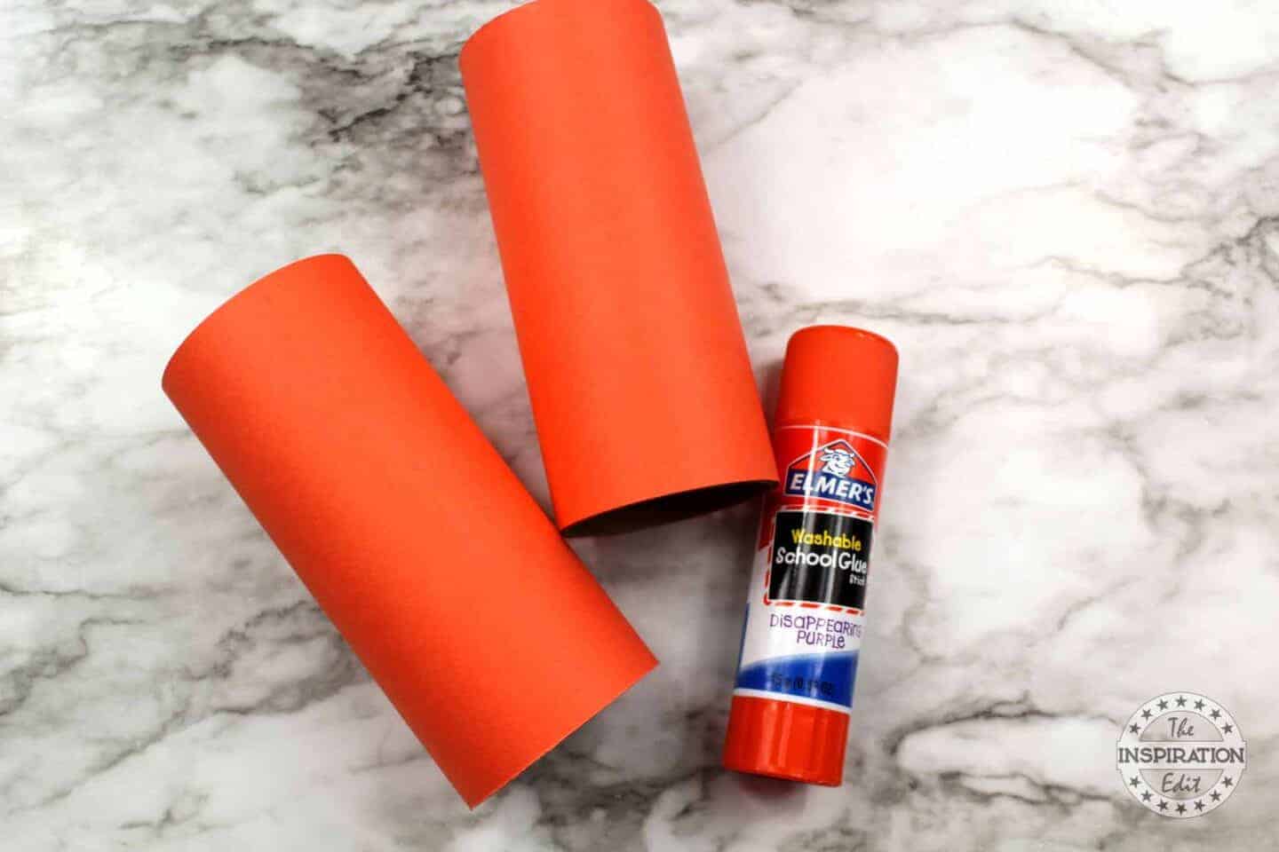 toilet roll candy corn crafts