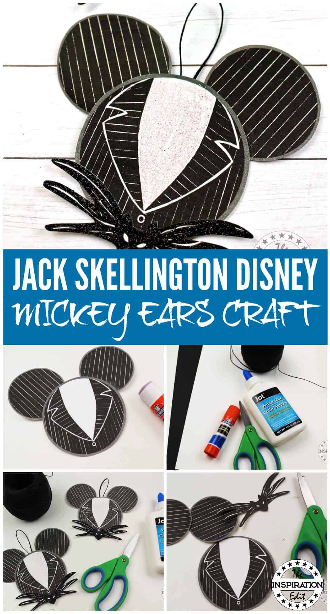 Jack mickey ears from the nightmare before christmas