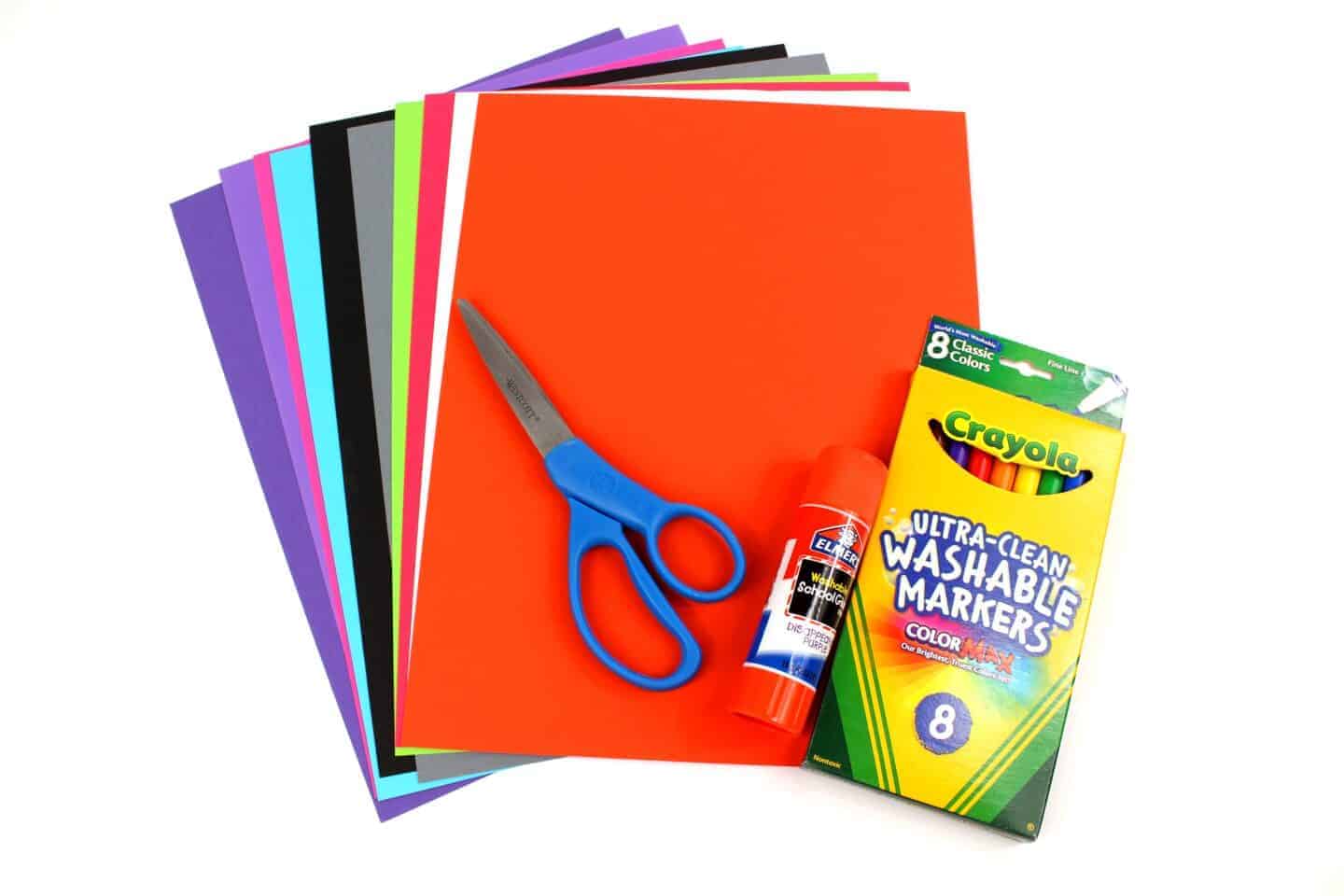 halloween supplies for toilet tube craft