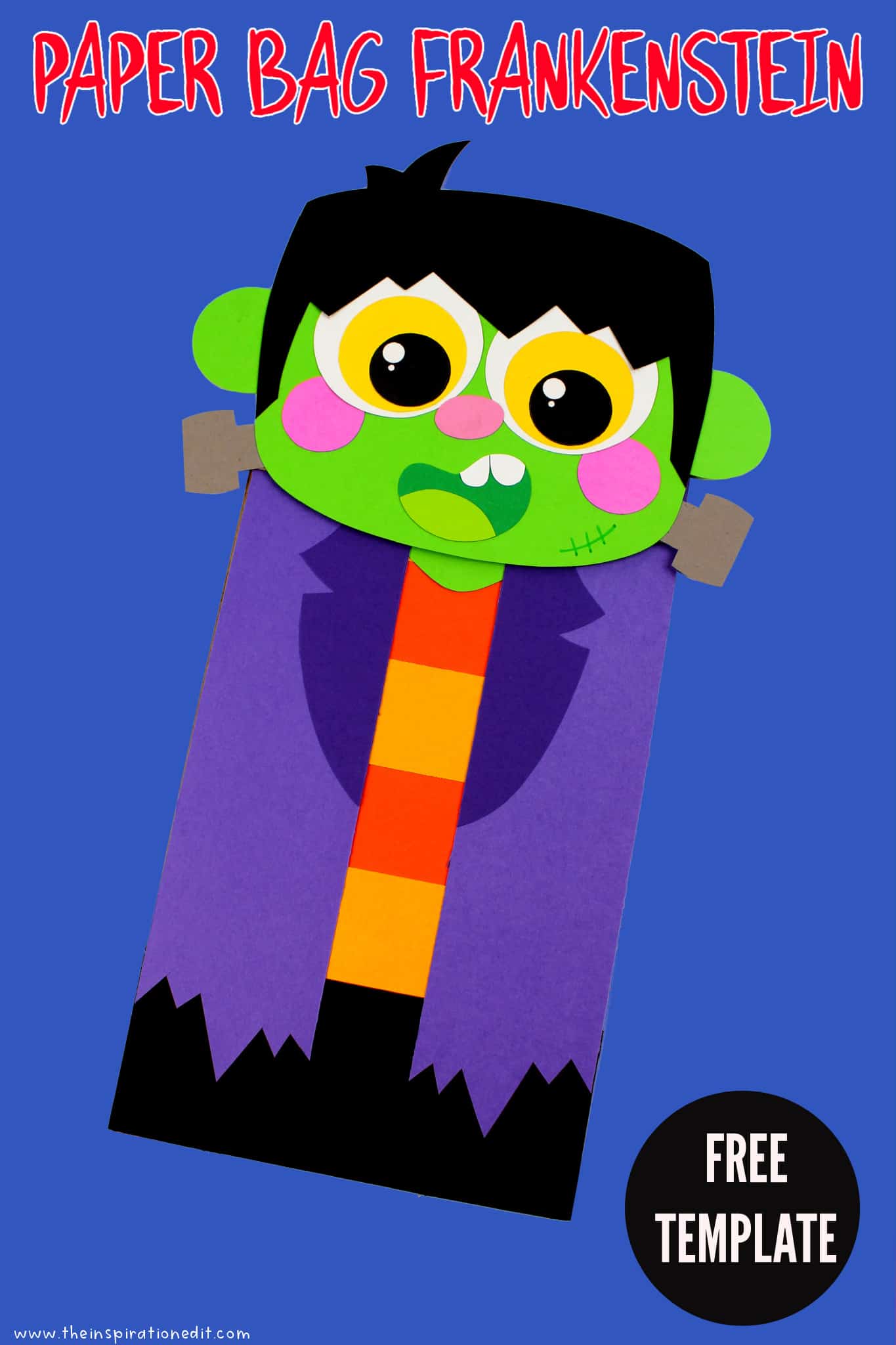 frankenstein-paper-bag-puppet