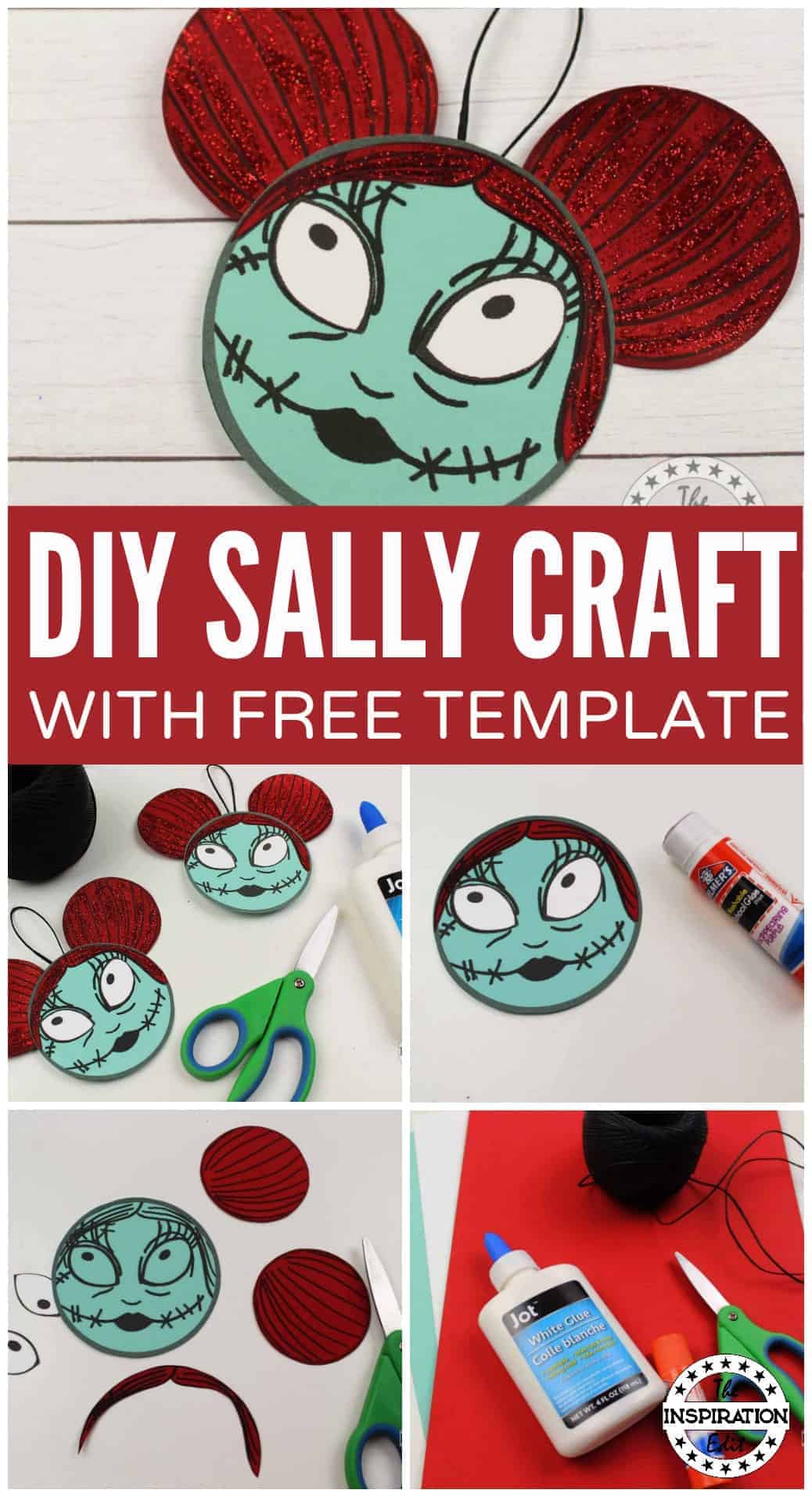 DIY SALLY CRAFT from the disney movie the nightmare before christmas 