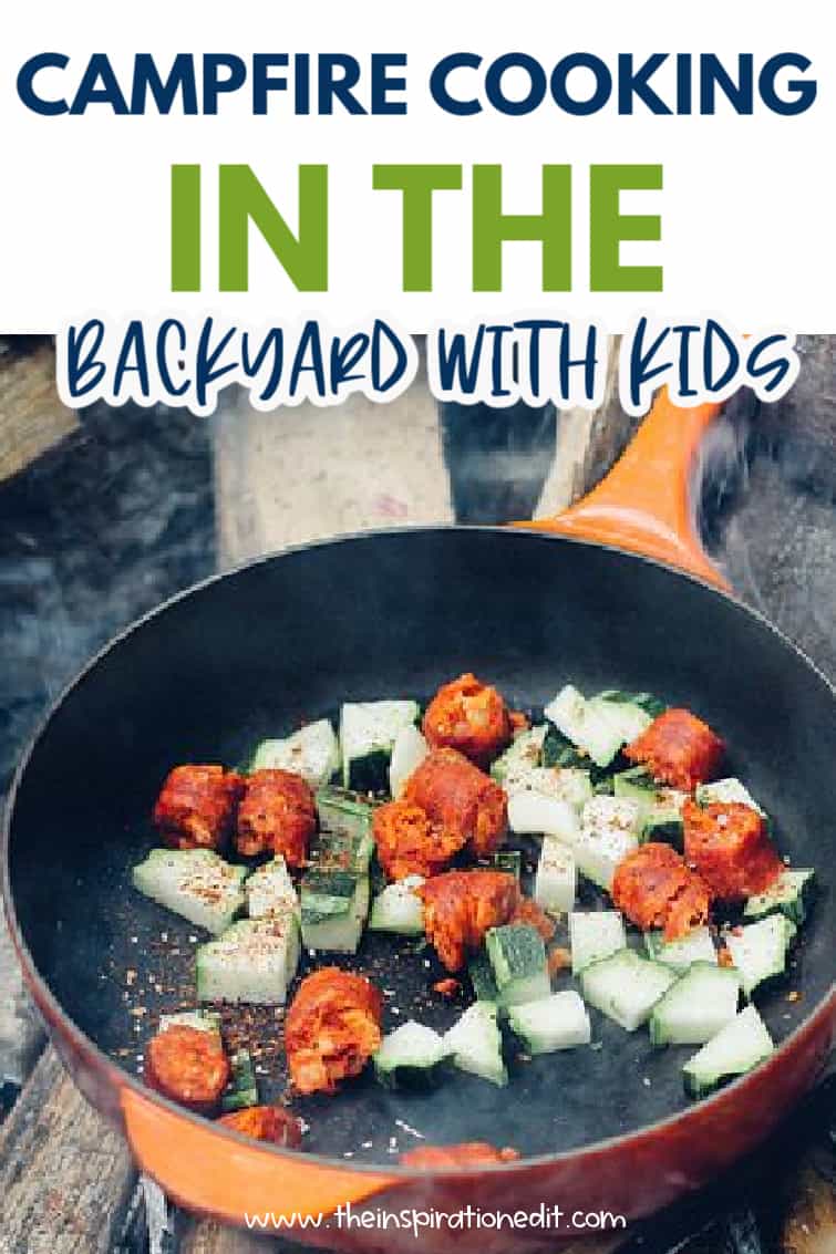 campfire cooking with kids