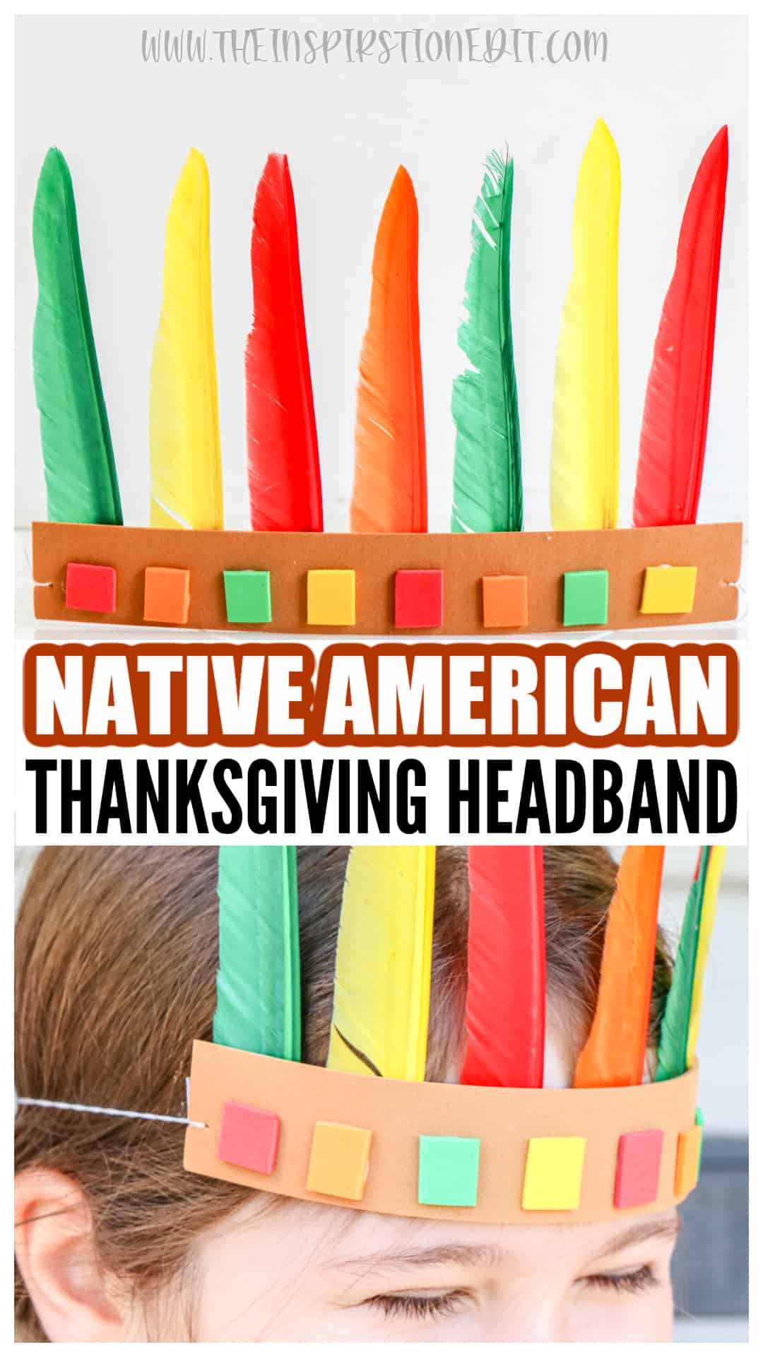 Native American Headband Thanksgiving Craft · The Inspiration Edit