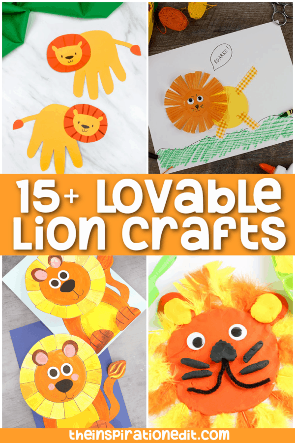 15+ Lovable Lion Crafts · The Inspiration Edit