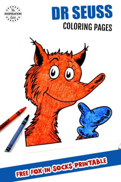 Fox In Socks Coloring Pages · The Inspiration Edit