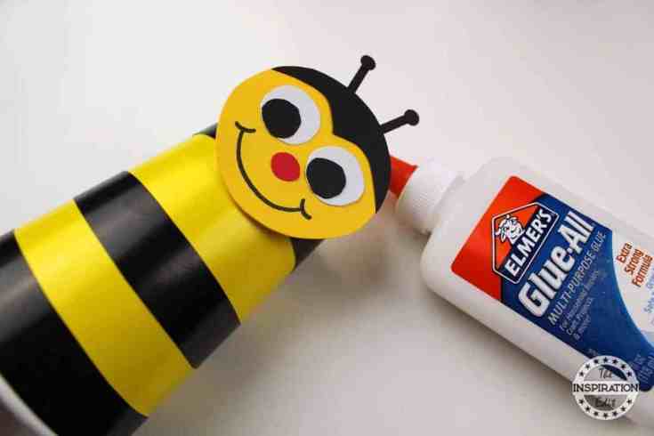 Paper Cup Preschool Bumble Bee Craft Idea - The Inspiration Edit