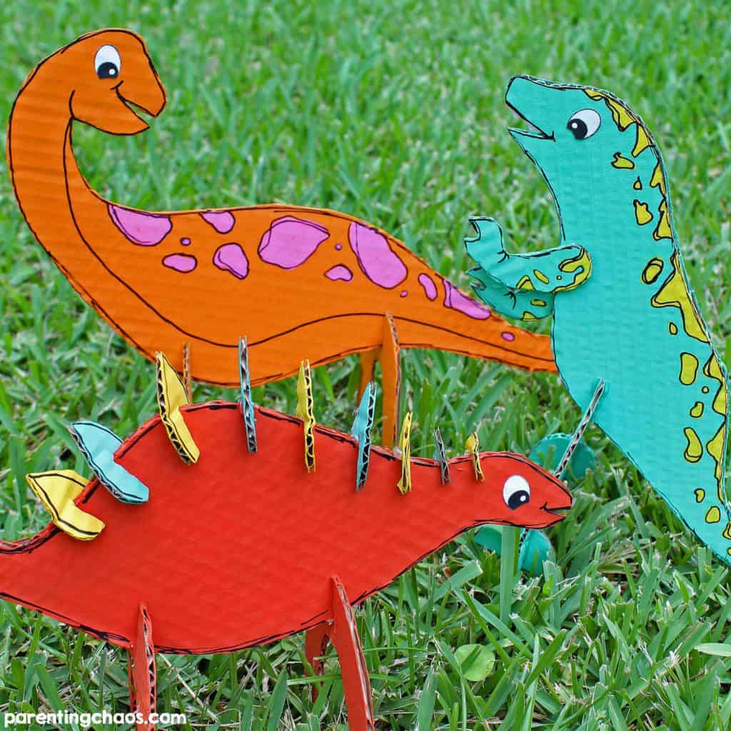 Cardboard Dinosaurs.