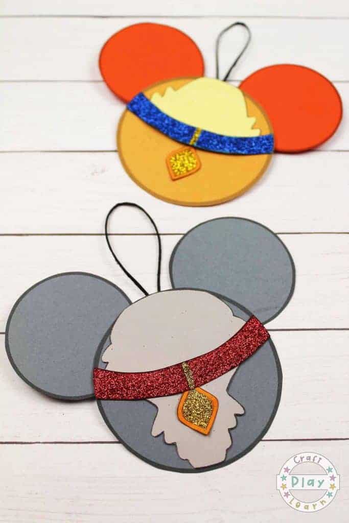 How to Make This Lady and the Tramp Ornament Craft.