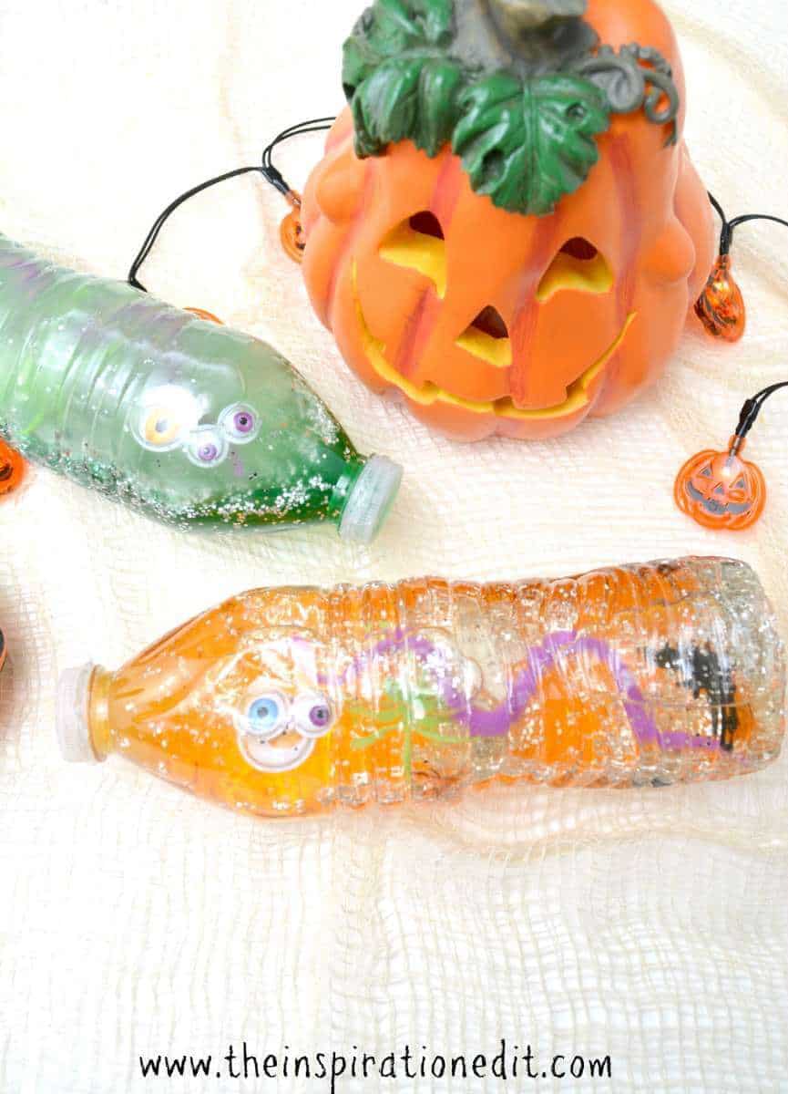 halloween sensory bottle idea