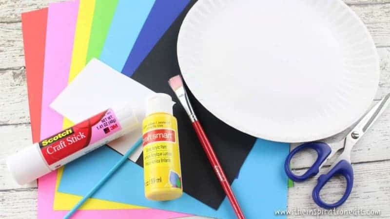 summer sun paper plate craft