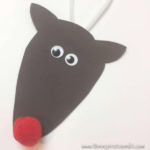 Rudolf craft for kids.