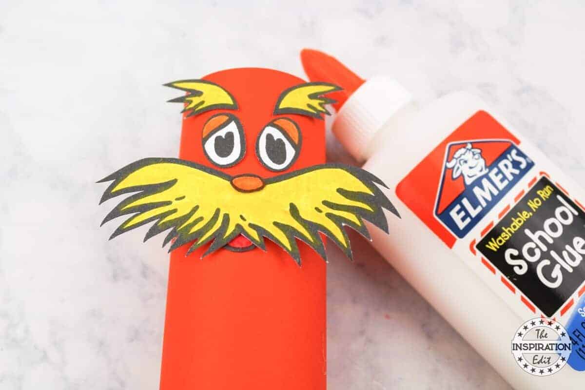 Lorax Toilet Roll Craft.