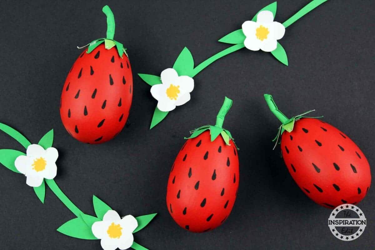 Strawberry Craft For preschoolers