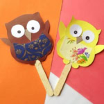 Popsicle Stick Owl Craft.