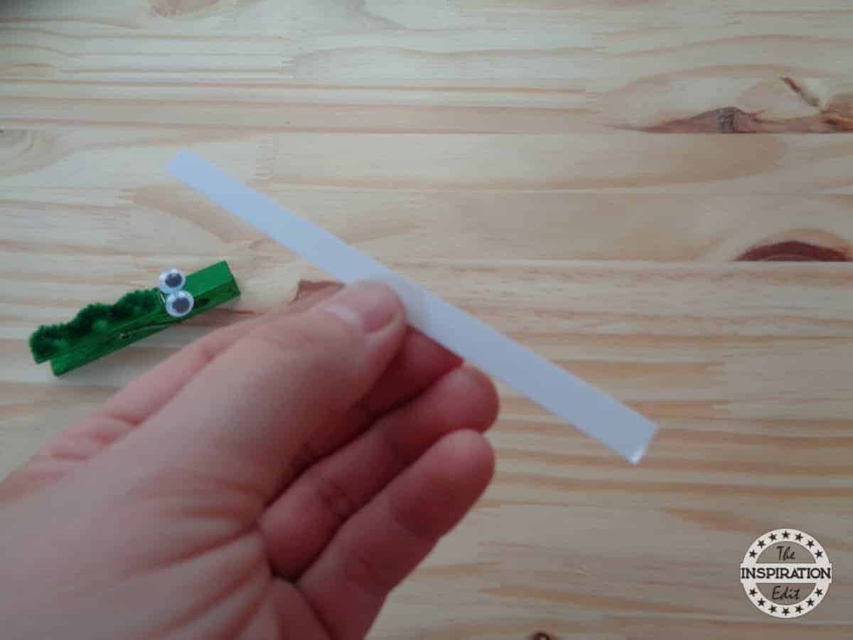 clothespin crocodile craft