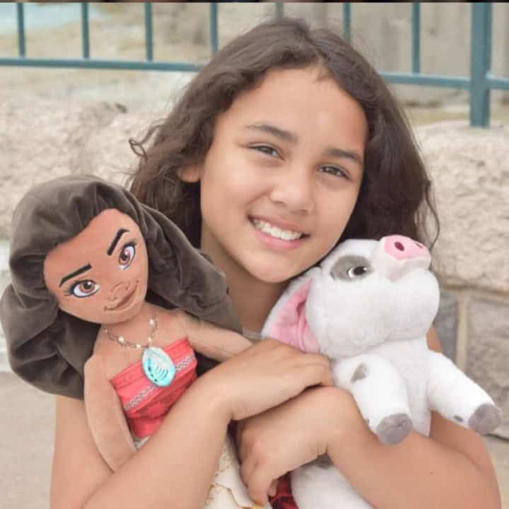 Moana at Disneyland.