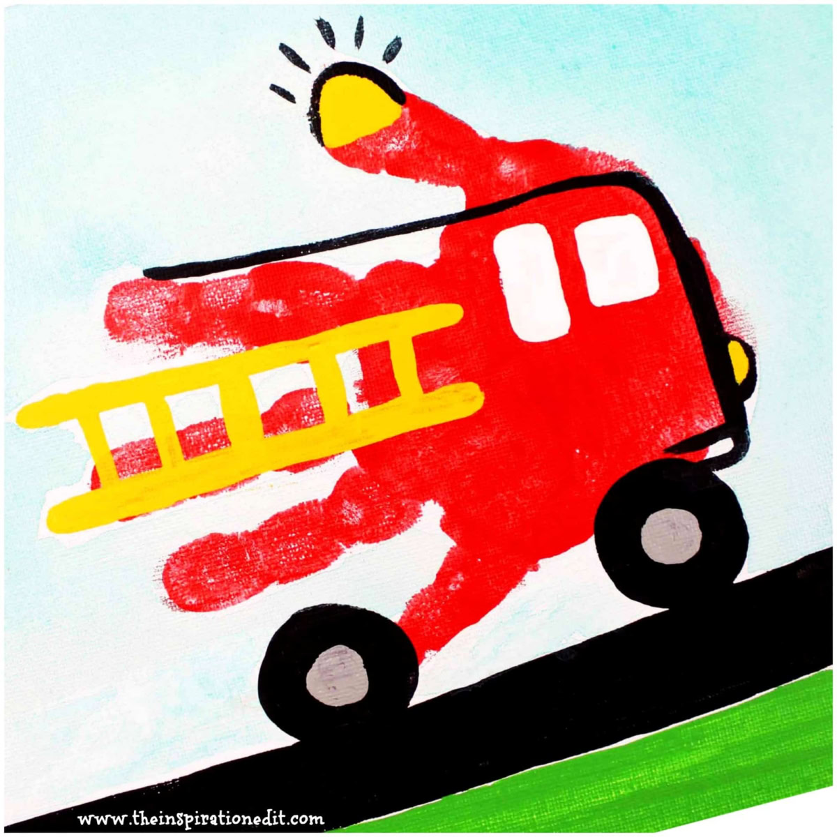 fire truck crafts.