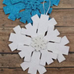Winter Craft Snowflake Decoration.