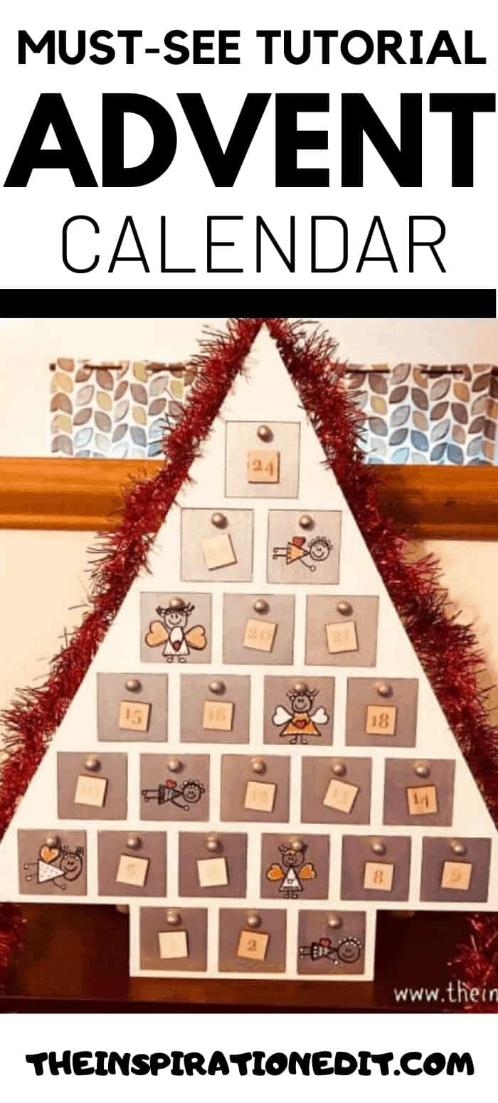 Fantastic Angel DIY Advent Calendar Tutorial.