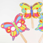 DIY Butterfly Masks.