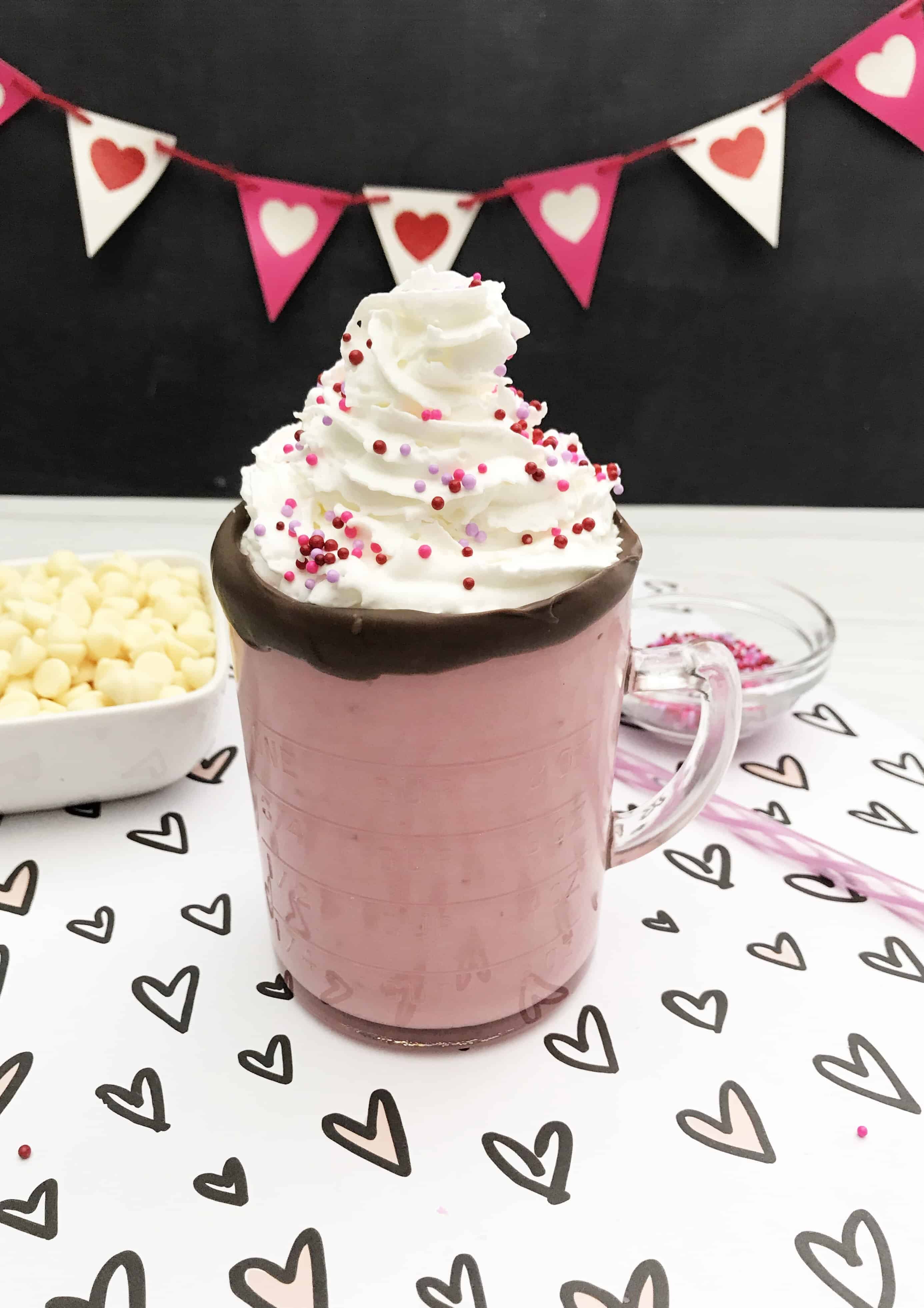 strawberry hot chocolate recipe