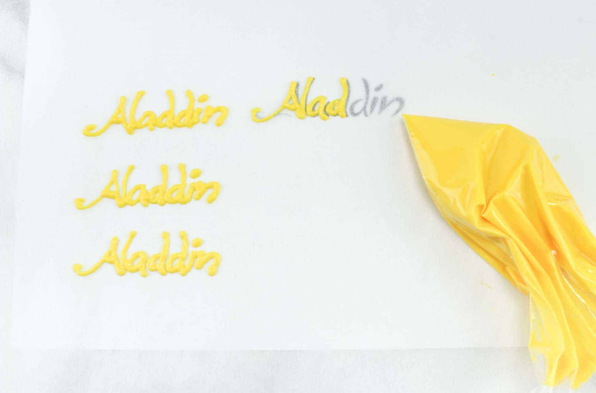 Disney Aladdin Cookies.