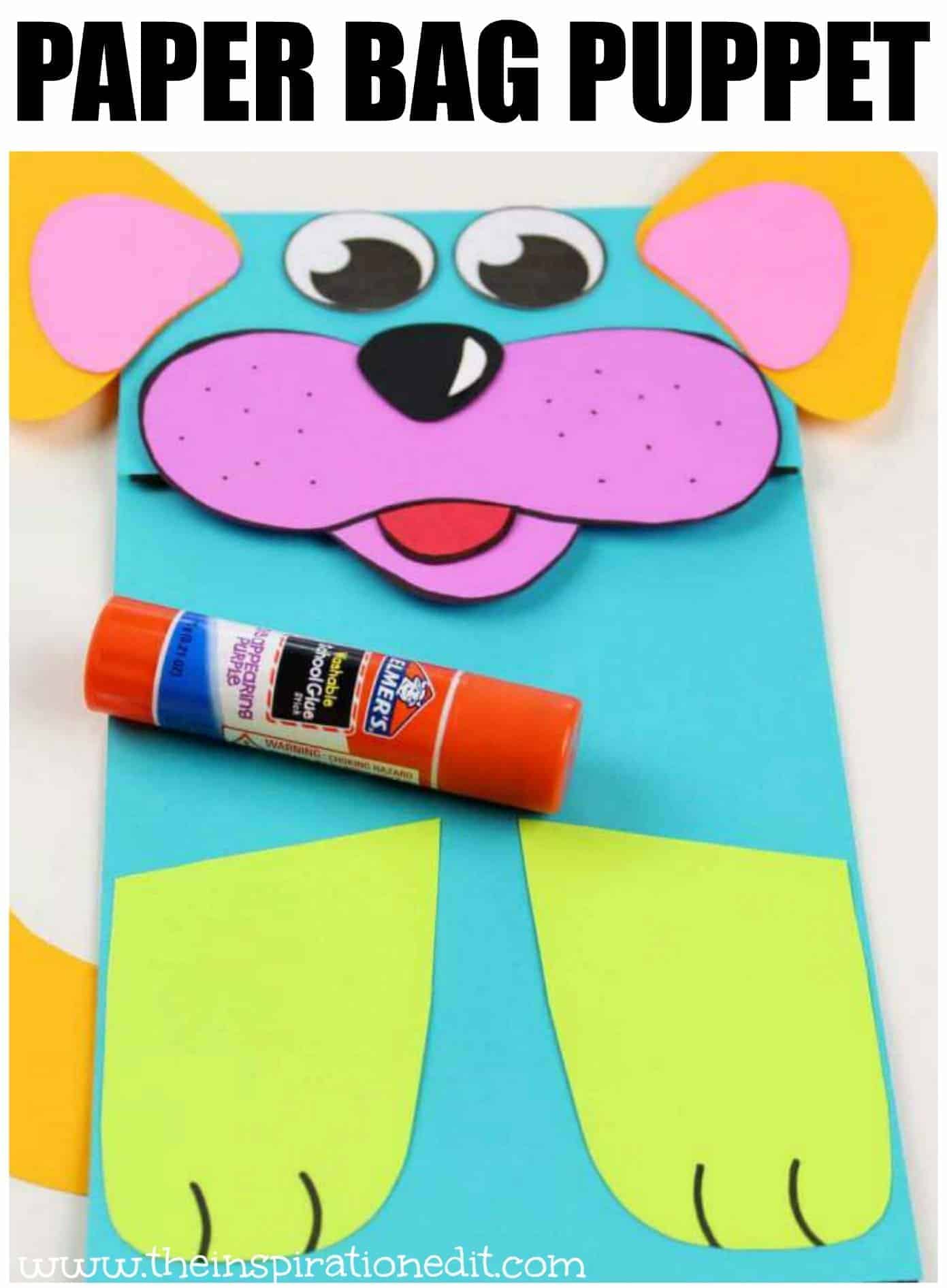 DIY Puppet Dog Craft.