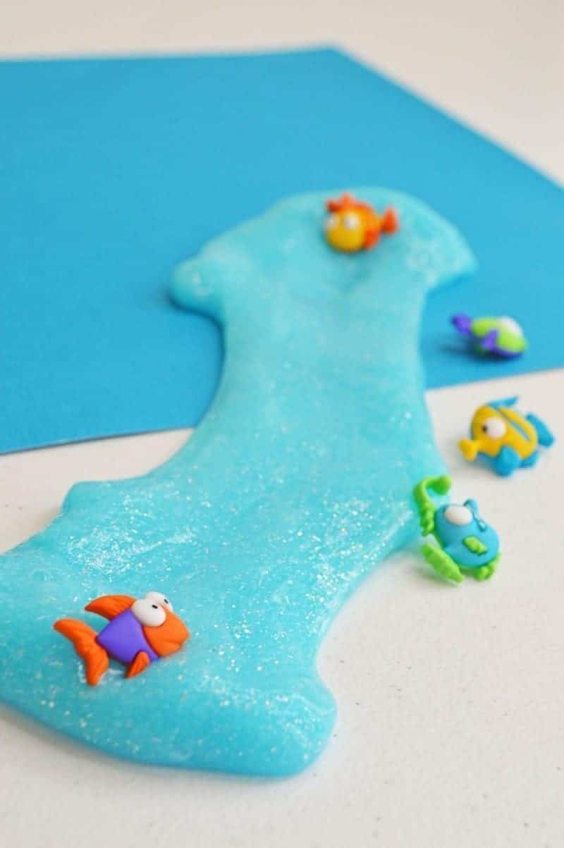 Ocean Themed Elmer's Slime Recipe | The Inspiration Edit